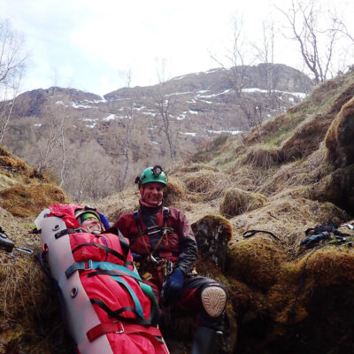 BCRC Norway visit - surface above Kvanndalsgrotta