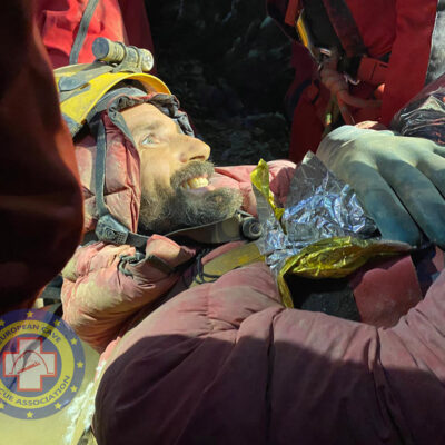 Mark on the surface, off for medical checks before hospital