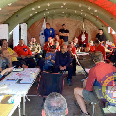 Rescue briefing on 8th September