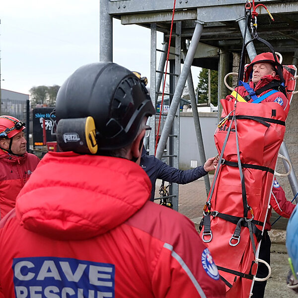Testing the Petzl Nest stretcher