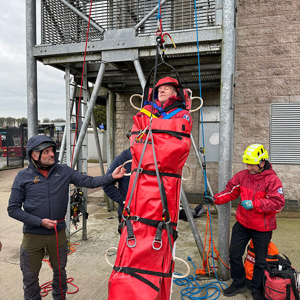 A vertical haul of the Petzl Nest